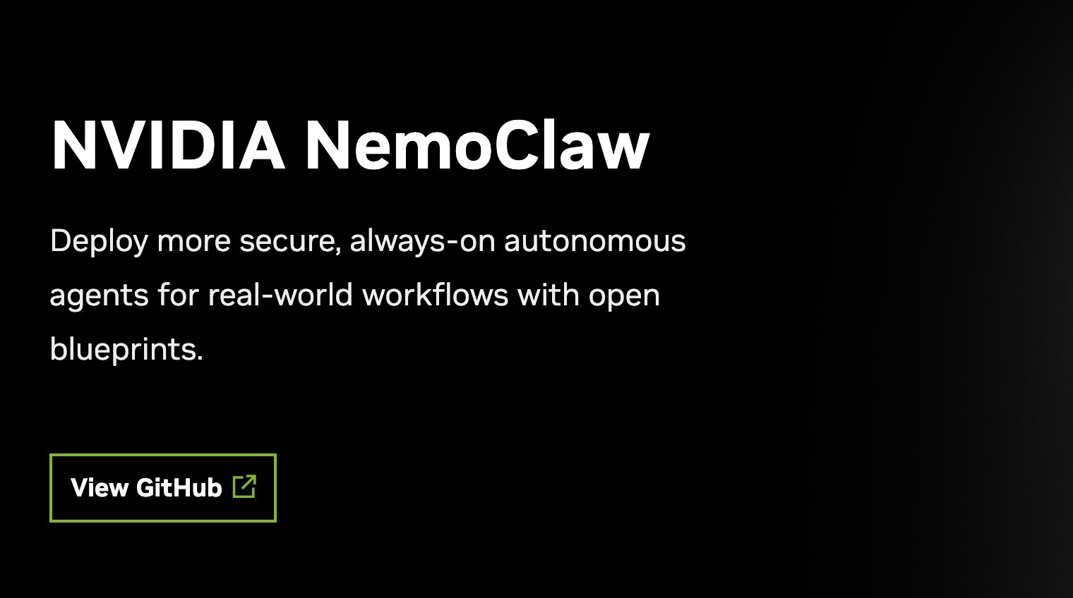AI 직원에게 사원증을 줘라: OpenClaw·Muse·Dots가 연 ‘에이전트 관리’ 경쟁 엔비디아 NemoClaw 소개 페이지 상단