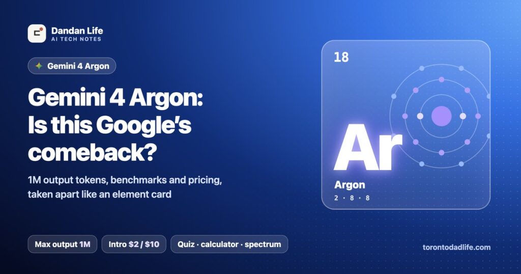 Gemini 4 Argon: Is this Google’s comeback?